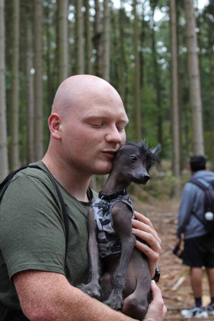 Meet dog, Procházky bezsrstých plemen psů, I love naked, Rekord, Agentura dobrý den Pelhřimov, Psí psycholog, Pavel Bradáč